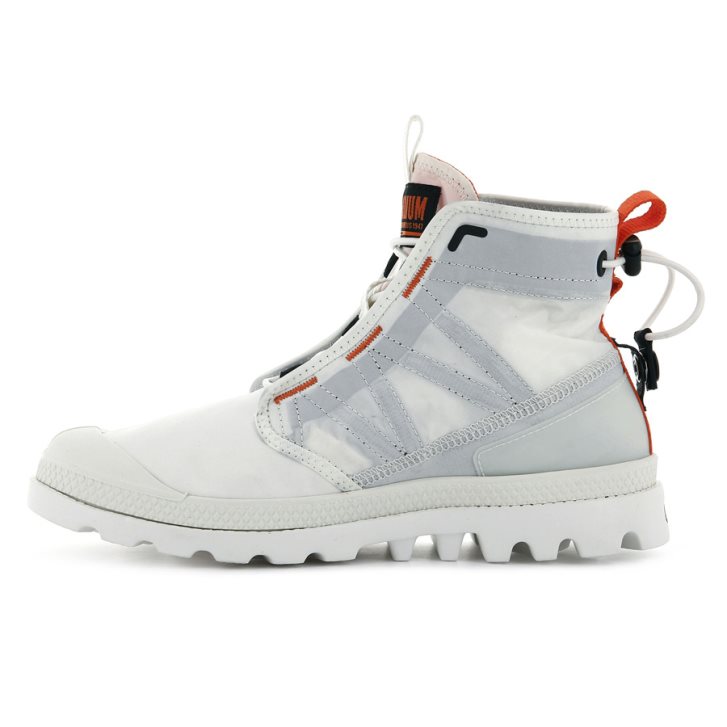 Palladium Pampa Travel Lite Laarzen Heren Lichtgrijs | NL 51QUAXZ